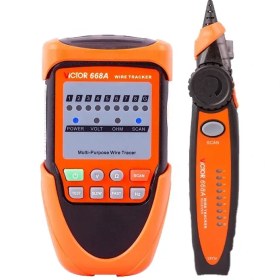 تصویر تستر کابل شبکه و زوج یاب کابل Victor 668A 668A Victor Network Cable Tester & Line Tracer