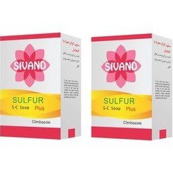 تصویر صابون ضد باکتری سیوند مدل گوگرد وزن 90 گرم مجموعه 2 عددی 