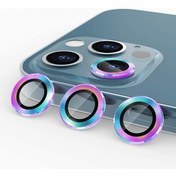 تصویر محافظ لنز رینگی هلوگرامی - Iphone 11 Ring Holographic Lens Protector