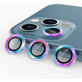تصویر محافظ لنز رینگی هلوگرامی - Iphone 11 ا Ring Holographic Lens Protector Ring Holographic Lens Protector