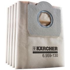 تصویر پاکت جاروبرقی WD3 کرشر بسته 5 عددی مدل 69591300 WD3 Paper filter bag