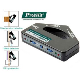 تصویر دتکتور سه کاره، فلزیاب، برق یاب، چوب یاب پروسکیت مدل Proskit NT-6352 