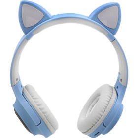 تصویر هدفون بلوتوثی رم خور CAT EAR VZV-380M CAT EAR VZV-380M Bluetooth Headset