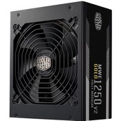 تصویر منبع تغذیه کامپیوتر کولر مستر مدل MWE 1250 Gold V2 80 Plus Gold توان 1250 وات Cooler Master MWE 1250 Gold V2 80 Plus Gold 1250W Power Supply