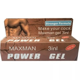 تصویر ژل بزرگ کننده بسیار قوی و منحصر به فرد MAX MAN XXXL اصل آمریکا (افزاینده میل جنسی + تاخیر در انزال) 