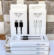 تصویر کابل-اصلی-سامسونگ3A-دو-سر-تایپ-سی-samsung-type C-cable 