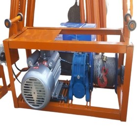 تصویر بالابر كامل ساختمانی با الکتروموتور سنگين تکفاز (صندوقی – 3HP/1440 – VF86) 