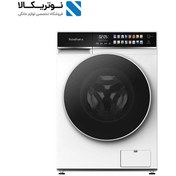 تصویر ماشین لباسشویی پاکشوما مدل X106 ظرفیت ۱۱ کیلوگرم درب از جلو با موتور BLDC و ۱۶ برنامه 