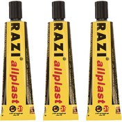 تصویر چسب رازی مدل Allplast کد FN20 حجم 30 میلی لیتر بسته سه عددی 