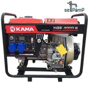 تصویر موتوربرق 3 کیلو وات دیزل هندلی کاما مدل KDE3500X 