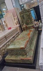 تصویر سنگ قبر مرمر سبز لاکچری کد ۴۵ 