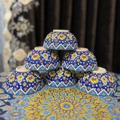 تصویر آبگوشت خوری میناکاری 1 عددی کد 1087 