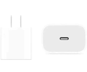 تصویر شارژر اپل مدل A1692 ظرفیت ۲۰ وات دو پین 