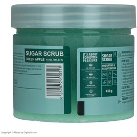 تصویر اسکراب شکری سیب سبز 450گرم ژبن پلاس Jabon Plus Green Apple Sugar Scrub 450g