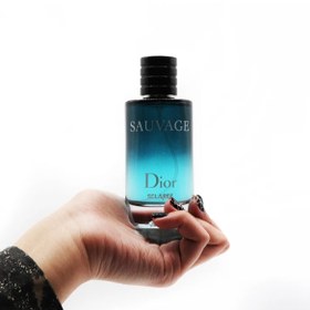 تصویر مینی ادکلن مردانه طرح مارک مدل Sauvage Dior حجم 35 میل اسکلاره Men's mini cologne designed by Sclaree, model Sauvage Dior, volume 35 ml