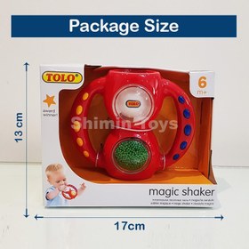 تصویر جغجغه ساعت شنی تولو Tolo Toys Magic Shaker Rattle