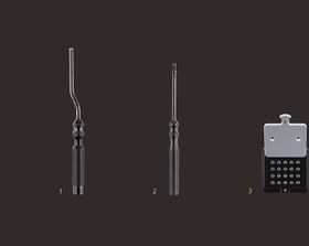 تصویر تک استخوان (پانزده تایی) همراه هولدر - Bone Tack + Holder Bone Tack + Holder [15ea]