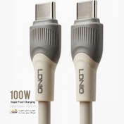 تصویر کابل شارژ سریعGalaxy A54 الدینیو مدل LC601C اصل با توان 100 وات 