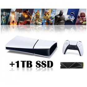 تصویر پلی استیشن 5 اسلیم دیجیتال 2 ترابایت به همراه بازی - Playstation 5 Slim Digital 2TB With Games 