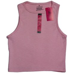 تصویر کراپ تاپ زنانه صورتی VICTORIA SECRET Ladies Top