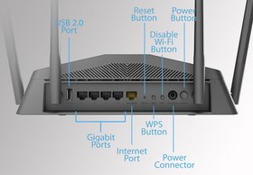 تصویر Smart AC2600 High Power Wi-Fi Gigabit Router DLINK DIR-2640 