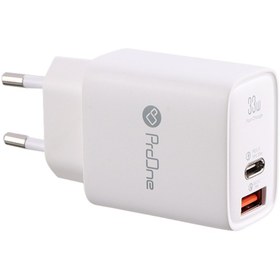 تصویر شارژر دیواری پرووان مدل PWC560 PD 33W ProOne PWC560 USB PD 33W Wall Charger