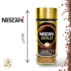 تصویر قهوه فوری گلد نسکافه(اصل) 100 گرمnescafe 