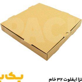 تصویر جعبه پیتزا 32 خام-(100عددی) 