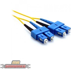 تصویر نگزنس پچ کابل فیبر نوری مدل SC-SC SM داپلکس دو متری 