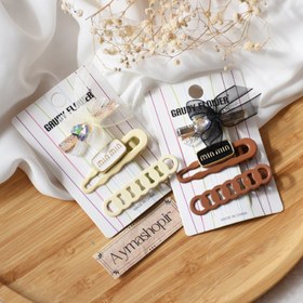 تصویر ست 3تایی گیره مو-W137 