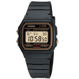 تصویر ساعت مچی اورجینال اسپرت کاسیو Casio مشکی | مشکی| مشکی| کد رفرنس F-91WG-9QDF کد رفرنس:F-91WG-9QDF