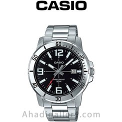 تصویر ساعت مچی مردانه کاسیو مدل MTP-VD01D-1B با بند استیل 