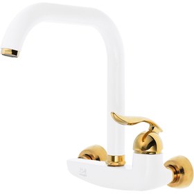 تصویر شیر آشپزخانه اسناپل مدل دیواری ا Snapple wall-mounted sink tap Snapple wall-mounted sink tap