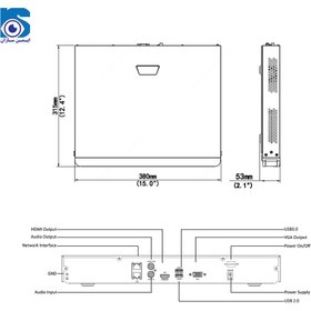 تصویر دستگاه ضبط تصویر مدلNVR302-32S NVR NVR302-32S