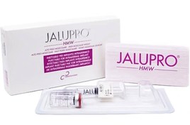 تصویر مزوژل صورتی HMW اصل ایتالیایی-رفع چین و چروک عمیق و آب رسانی طولانی مدت پوست Jalupro HMW