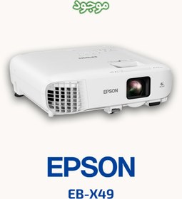 تصویر ویدئو پروژکتور اپسون مدل EB-X49 Epson EB-X49 Video Projector