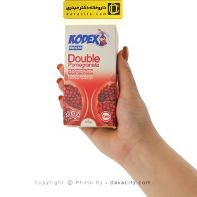 تصویر کاندوم دابل انار ناچ کدکس 12 عددی Double Pomegranate Nach Kodex Condoms 12 pieces