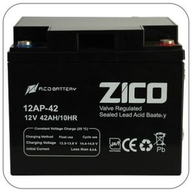 تصویر باتری یو پی اس زیکو 42 آمپر 