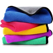 تصویر حوله خشک کردن ظروف ، حوله قابل شستشو 