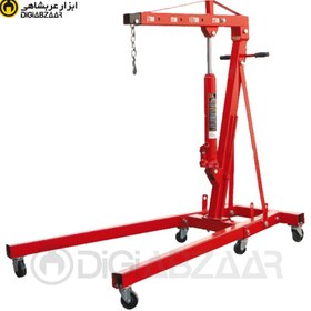 تصویر جک موتور درآر چینی nextool trolley jack for moving machine engine