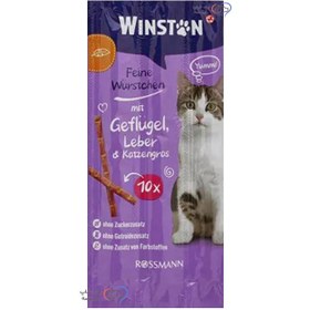 تصویر تشویقی مدادی وینستون طعم مرغ و جگر Winston, Cat treat sticks, chicken and liver