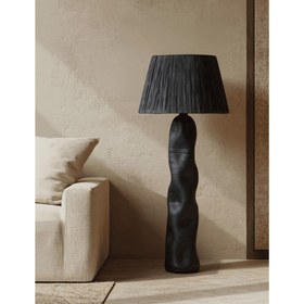 تصویر آباژور مشکی طرح دفرمه 