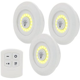 تصویر چراغ زیر کابینتی ریموت دار مهتابی 