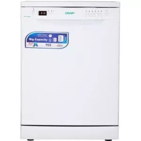 تصویر ماشین ظرفشویی کروپ مدل DSC 1406N ظرفیت 14 نفره رنگ سفید Crop DSC 1406N Dishwasher