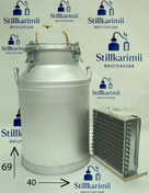 تصویر دستگاه عرقگیری 75لیتری پرسی با کندانسور برقی استیل(فول پک) Dastgah araghgiri