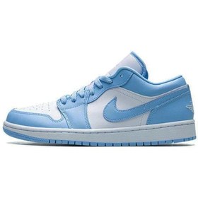 تصویر کتونی ایرجردن 1 لو مدل DC0774-141 Air Jordan 1 LOW Womens Aluminum DC0774-141