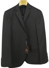 تصویر کت و شلوار دیپلمات راه راه پارچه هیلد سایز 54 ا Suit size : 54 Suit size : 54