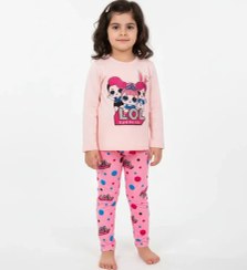 تصویر ست بلوز و شلوار راحتی دخترانه مدل LOL 