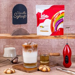 تصویر پودر سیروپ با طعم وانیل 