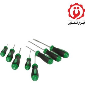 تصویر پیچ گوشتی جعبه ای 8 عددی تاپ تول - TOPTUL مدل GAAE0807 